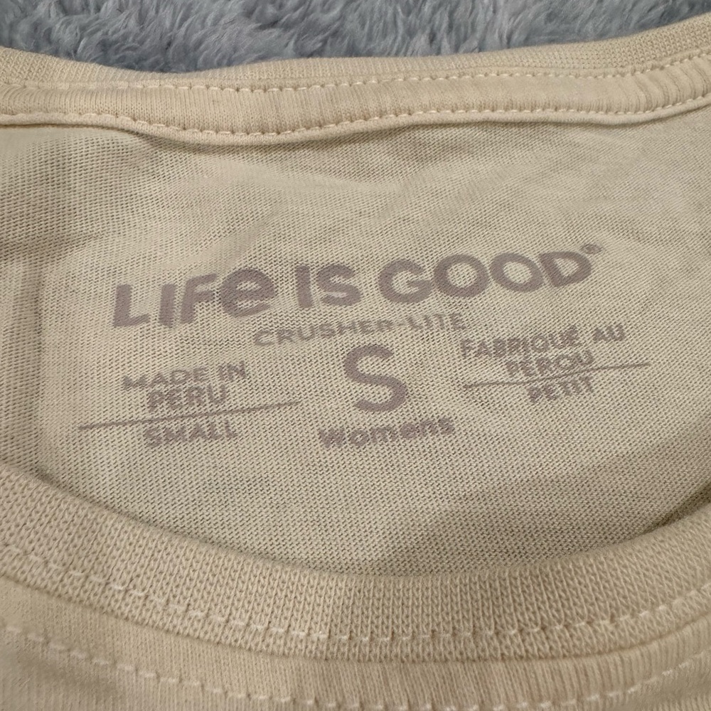 LIFE IS GOOD 100% cotton Rose Graphic Tee | Women’s Small - Picture 4 of 5